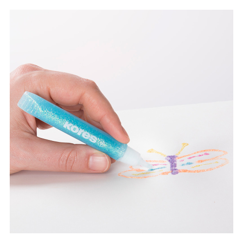 Течно лепило Kores Glitter Pastel 5 броя, 1000000000050220 04 