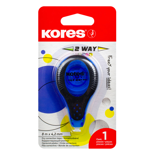 Коректор лента Kores 2WAY Neon 4.2мм/8м, 1000000000050223 04 