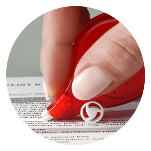 Kores Scooterred Correction tape 4.2mm/8, 1000000000020547 03 