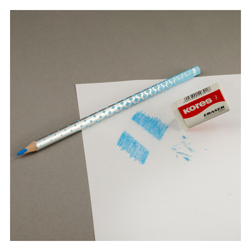 Цветни моливи Kores Magic 12цв+гума, 1000000000050250 03 