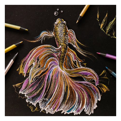 Цветни моливи Kores Metallic 12цв дълги, 1000000000050251 03 