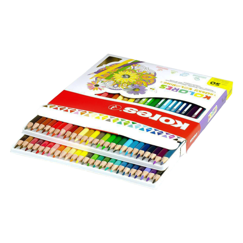 Цветни моливи Kores Kolores 50цв, 1000000000050256 03 