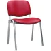 Chair Iso Chrome eco leather red, 1000000000019124 03 