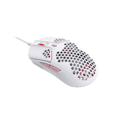 Геймърска мишка HyperX Pulsefire Haste, бял/розов