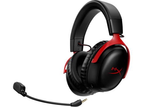 Безжични геймърски слушалки HyperX Cloud III, черен/червен, 2000197029611734 02 