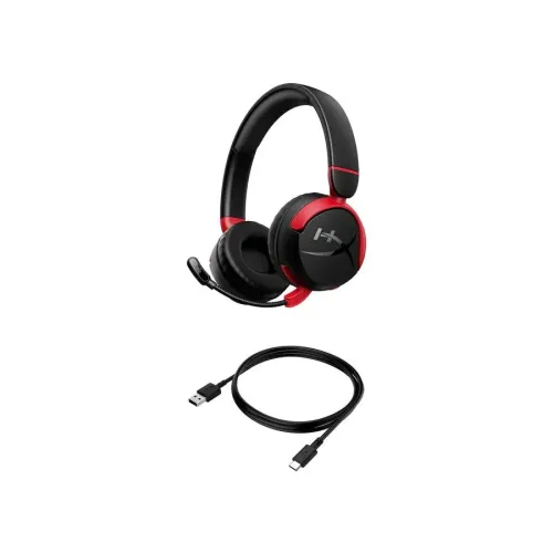 Безжични геймърски слушалки HyperX Cloud Mini, черен, 2000197192347997 06  — OK Office Безжични геймърски слушалки HyperX Cloud Mini, черен, 2000197192347997 06