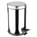 Basket with pedal chrome 5 liters, 1000000000004982 02 