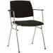 Chair Isit Arm Chrome fabric black, 1000000000020063 03 
