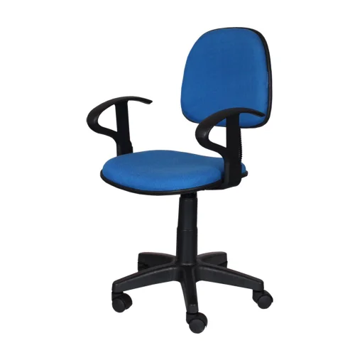Chair Task Eco with arm fabric blue, 1000000000028177 03 