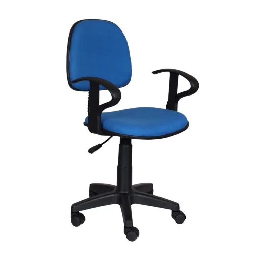 Chair Task Eco with arm fabric blue, 1000000000028177
