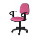 Chair Task Eco with arm fabric pink, 1000000000028178 05 