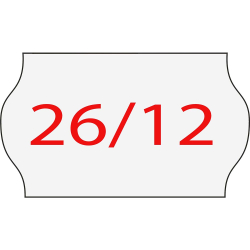 Етикети марк.клещи Blitz 26/12 C8 бял
