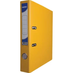 Lever arch file Noki PP A4 5cm yellow