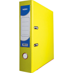 Lever arch file Noki PP edg.A4 8cm yell