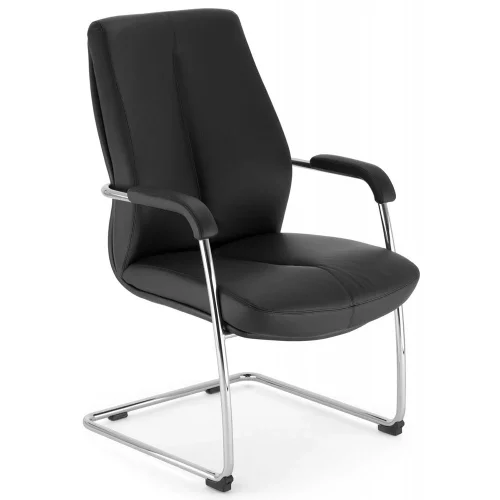 Conference chair Sonata gen.leather blk, 1000000000020466