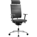 Chair Sail chrome genuine leather black, 1000000000020515 02 