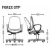Chair Forex with armrests fabric black, 1000000000021131 07 
