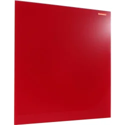 Red magnetic glass board 45/45 cm