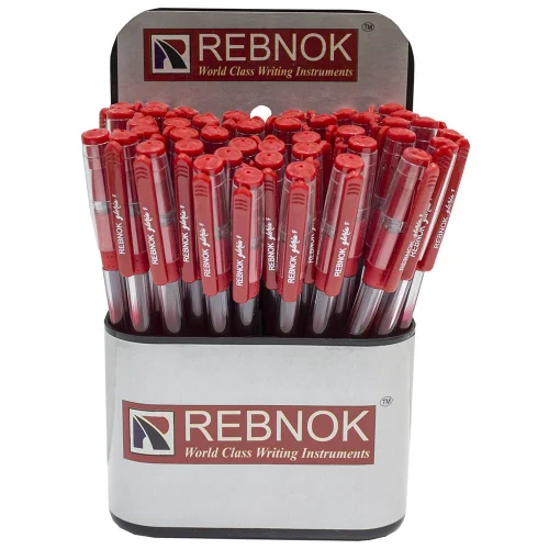 Химикалка Rebnok GloriaTopGrip 0.7мм чрв, 1000000000021284 03 