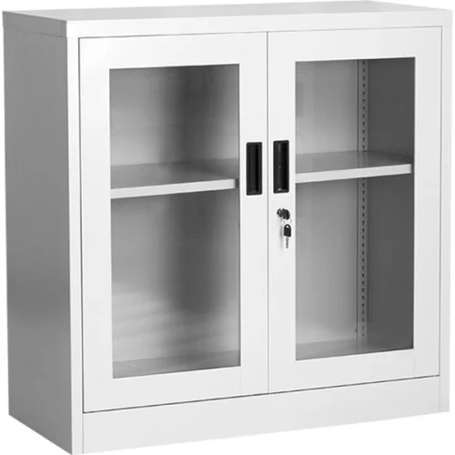 Metal cabinet 2 glass. doors 90/40/90 cm, 1000000000021443