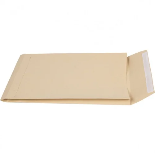 Envelope E4 self-adh. expandable brown, 1000000000021502