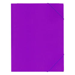 Flat file elastic A4 UV 350g purple