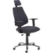 Chair Gem HR fabric black, 1000000000021794 03 