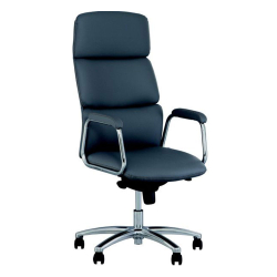 Стол California естествена кожа черен