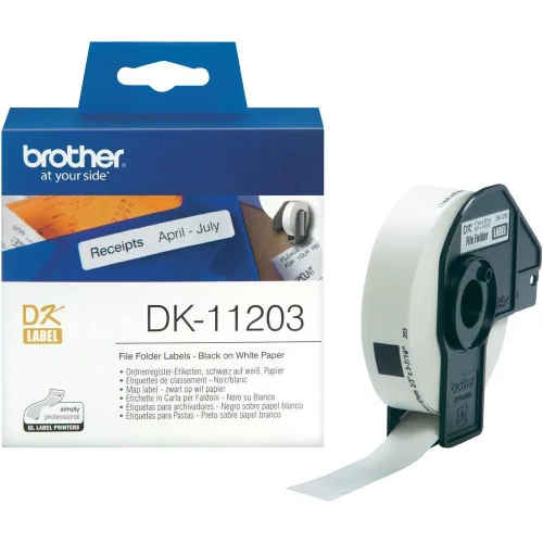 Етикети Brother DK-11203 17мм/87мм 300бр, 1000000000021881