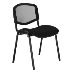 Стол Iso Black Ergo меш черен