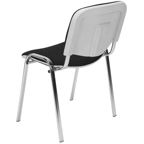 Chair Iso Bianco Chrome fabric black, 1000000000022017