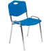 Chair Iso Plastic Chrome blue, 1000000000022019 03 