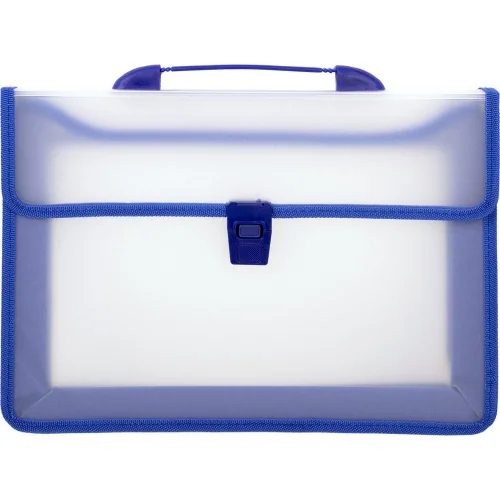 Bag for documents PVC blue edge, 1000000000022151 02 