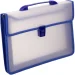 Bag for documents PVC blue edge, 1000000000022151 04 