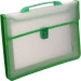 Чанта за документи PVC зелен кант, 1000000000022152 04 