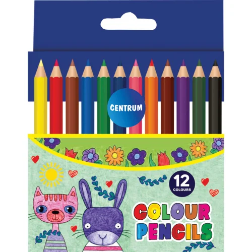 Color Pencils Centrum Zoo 12colors short, 1000000000022226
