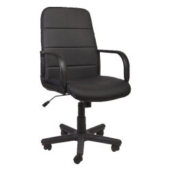 Стол Booster еко кожа черен