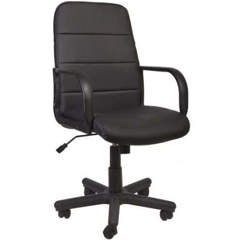 Chair Booster eco leather black, 1000000000022251