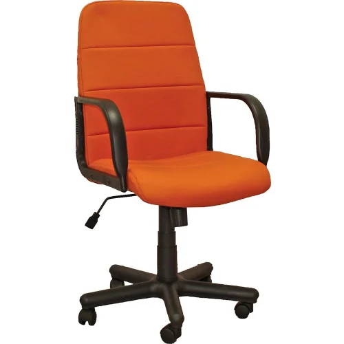 Chair Booster eco leather orange, 1000000000022252