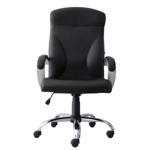 Chair Riga eco leather black, 1000000000022257 02 