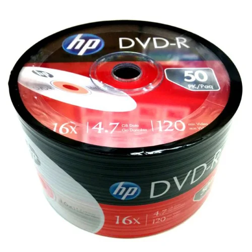 DVD-R HP 16X 4.7 GB опаковка 50 бр, 1000000000022314