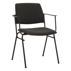 Стол Isit Arm Black дамаска черен