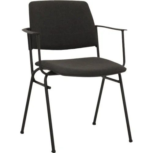 Chair Isit Arm Black fabric black, 1000000000022376