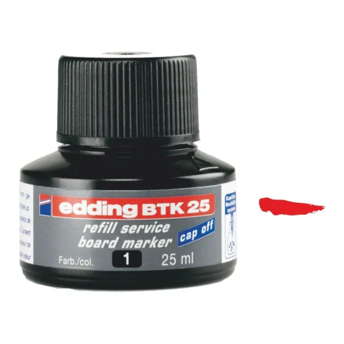Ink For Board Marker Edding BTK25 red, 1000000000022452