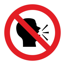 Знак самоз. Пазете тишина