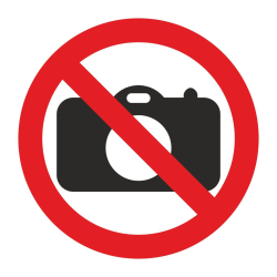 Знак самоз. Снимането забранено