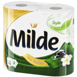 Тоалетна хартия Milde зелена 4 броя