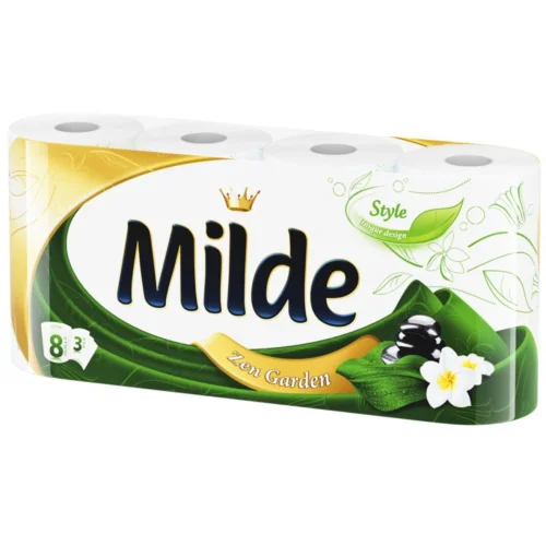 Toilet paper Milde green 8 pieces, 1000000000023080
