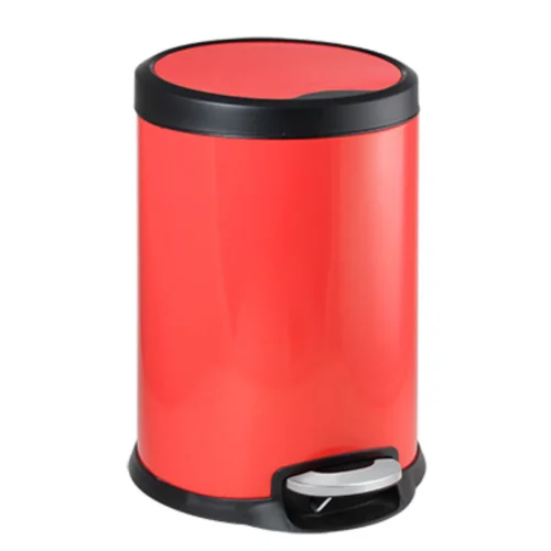 Waste bin with pedal 90985 red 5l, 1000000000023179