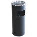 Ashtray standing round Ф25 H58 black 18l, 1000000000023183 02 